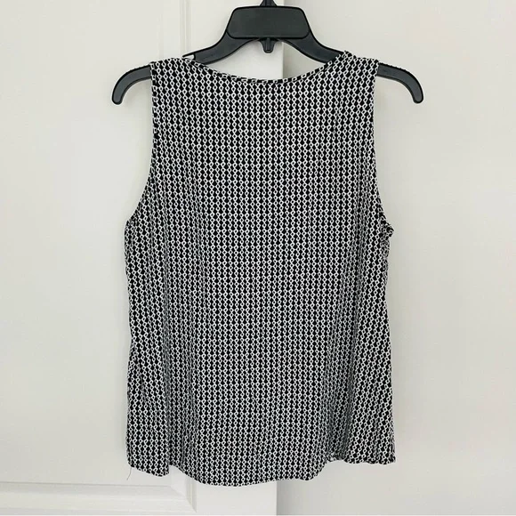 Cato Sleeveless Top Black White Size L - Picture 8 of 10